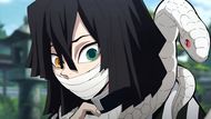 Obanai and his snake (Image Source: Studio Ufotable)